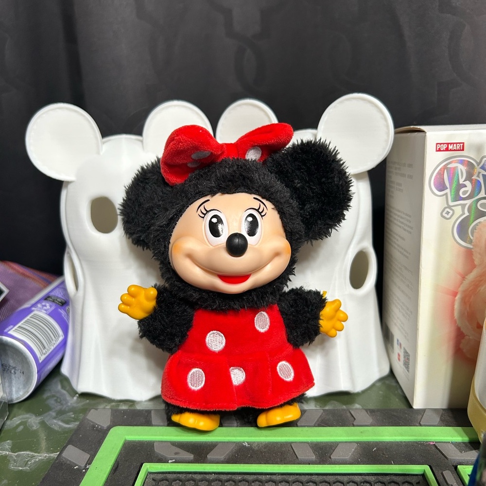 Mickey Family Together Series Plush Keychain